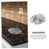 TOGEVAL Flipping Trash Can Lid for Kitchen and Bathroom Recessed Design Space-saving and Easy to Clean Material for Tabletop Use view 4