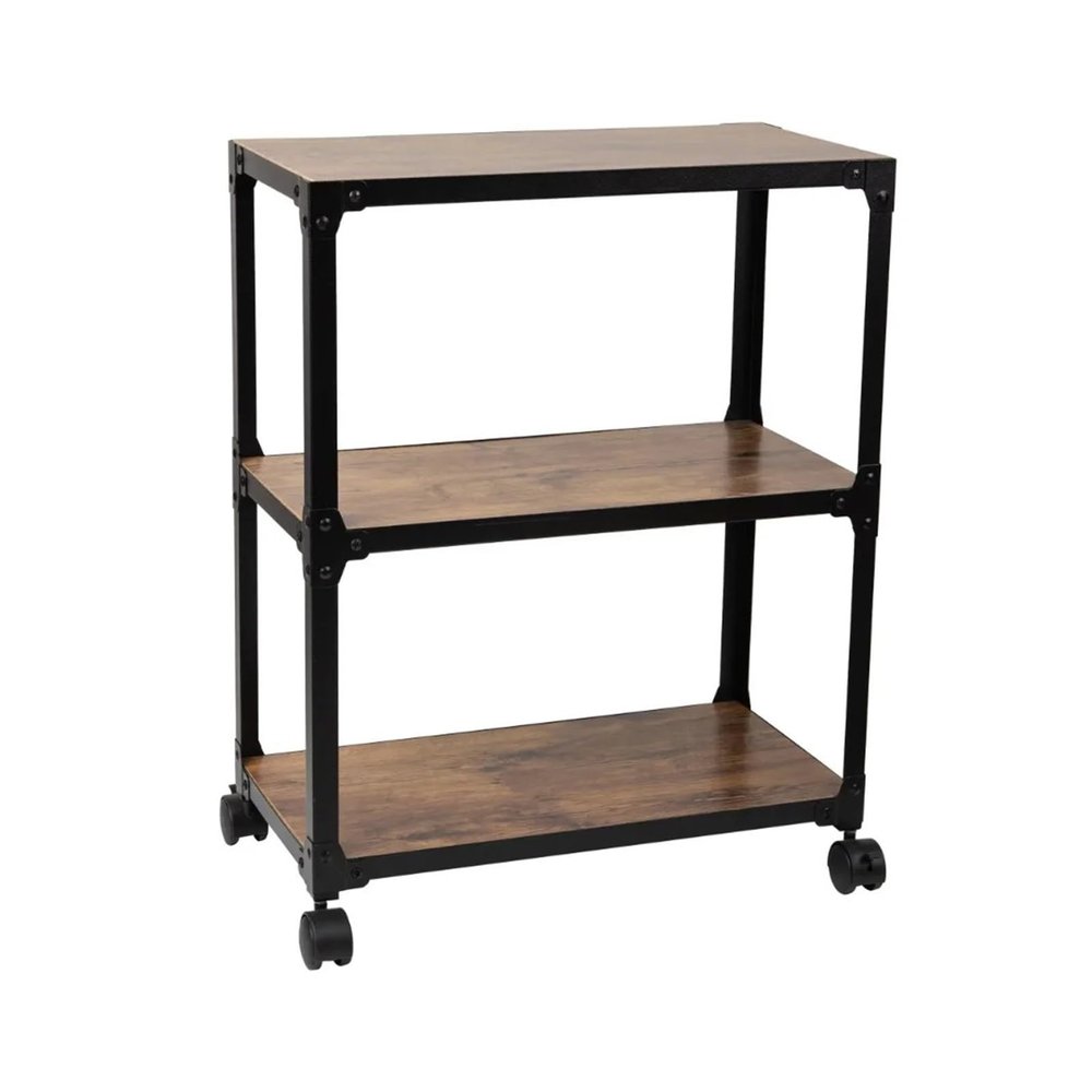 yanzhuen001 Kitchen Mobile Shelf, 3-Shelf Mobile Kitchen,Serving Cart,Storage Cart, Kitchen Furniture,Cart