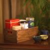Black Walnut Wood Storage Basket Solid Wood Tabletop Cosmetic Skin Care Office Grocery Organizer Storage Box view 4