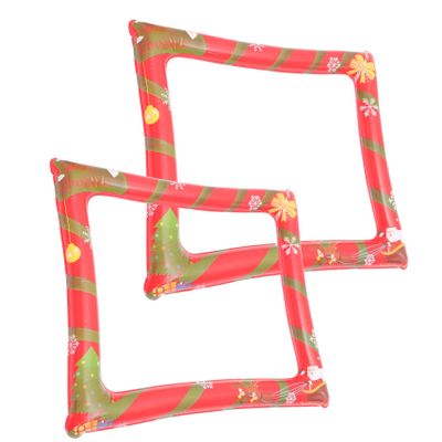 CIMAXIC Pet Material Photo Booth Prop Christmas Inflatable Frame Fine Artisanship for Celebrations