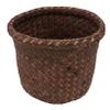 Mipcase 1pc Seaweed Woven Plant Holder Rustic Flower Pot for Indoor Use Natural Seagrass Container for Small Items Decorative Basket for Organization view 4