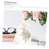 IWOWHERO 100pcs Sheer Drawstring Jewelry Bags Elegant Mesh Pouches for Wedding Favors Candy Packaging Party Organza Bags view 2