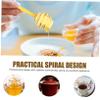 BIUDECO Long Handle Transparent Honey Dipper Stick Food-grade Glass Honey Stirring Tool for Jam Syrup and Viscous Substances for Home Restaurant and Catering Use view 3