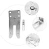 BUTIFULSIC 2pcs Heavy Duty Sectional Connector Clips for Sofa Couch Connecting Clamp Easy Install Hook for Sliding Furniture Metal Sofa Bracket for Secure Connection view 4