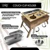 DRJlegacy Couch Console - Caddy with Cup Holder and Food Trays for Eating on Couch view 2