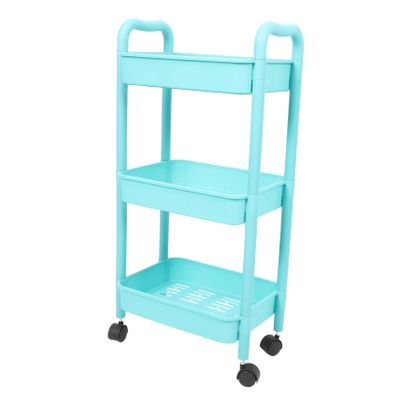 Cabilock Movable Rolling Organizer Rack Multi-Purpose Storage Trolley for Kitchen Bathroom Bedroom Space-Saving Modern Design for Snacks Bottles Sundries