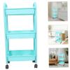 Cabilock Movable Rolling Organizer Rack Multi-Purpose Storage Trolley for Kitchen Bathroom Bedroom Space-Saving Modern Design for Snacks Bottles Sundries view 3