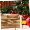 Beatifufu 2pcs Wooden Sliding Gift Boxes Versatile Household Storage Case for Organizing Packaging Elegant Design for Diy Gifts Natural Finishes view 4