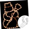 GLEAVI 50pcs Rope Light Mount Clips Easy Installation Fasteners for Outdoor String Lights and Neon Lighting Compatible with Various Screws Included view 4