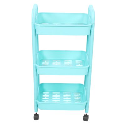 Levemolo Rolling Storage Cart Utility Organizer Casters Storage Shelf Office Organizer for Home