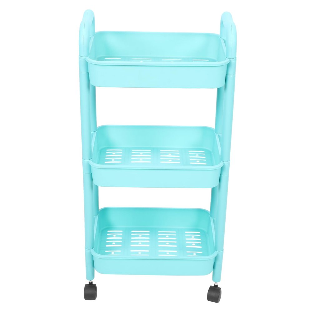 Levemolo Rolling Storage Cart Utility Organizer Casters Storage Shelf Office Organizer for Home