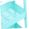 Levemolo Rolling Storage Cart Utility Organizer Casters Storage Shelf Office Organizer for Home view 2
