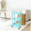 Levemolo Rolling Storage Cart Utility Organizer Casters Storage Shelf Office Organizer for Home view 4
