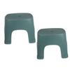 MOLUCKFU 2pcs Nonslip Foot Stool for Toilet and Bathroom Lightweight Step Stool for Adults and Boys and Girls for Home Use Small view 1