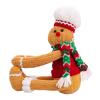 Argzm Christmas Funny Knitted Gingerbreads Man Dolls Curtain Tieback Buckles Accessories for Window Drapes Holder Holdback view 4