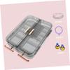 Wall Mounted Jewelry Organizer Jewelry Display Holders PET Multi-grids Xmas view 4