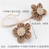 Curtain Tie Backs,Curtain Buckle Strap,2 Pack Hand-Woven Flower Curtain Tiebacks Home Decor Drape Tie Backs Jute Rope Curtain Holdbacks for Home Office Window Draperies(Beige) view 4