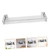 Garneck Spice Rack Organizer Wall-mounted Shelf for Kitchen Bathroom Pantry Removable Storage Easy Installation Space-saving Design for Condiments Seasonings view 2