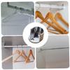 FONDOTIN Closet Rod Bracket Zinc Alloy Pole Socket for Shower and Wardrobe Easy to Install Closet Rod End Supports Minimalist Design for Various Home Styles view 3