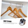 FONDOTIN Closet Rod Bracket Zinc Alloy Pole Socket for Shower and Wardrobe Easy to Install Closet Rod End Supports Minimalist Design for Various Home Styles view 4