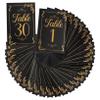 FIXOSHEE 31pcs Wedding Table Number Cards Elegant Place Card Holders for Reception Reusable Table Signs for Events for Weddings Rehearsal Dinners and More view 1