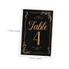 FIXOSHEE 31pcs Wedding Table Number Cards Elegant Place Card Holders for Reception Reusable Table Signs for Events for Weddings Rehearsal Dinners and More view 2