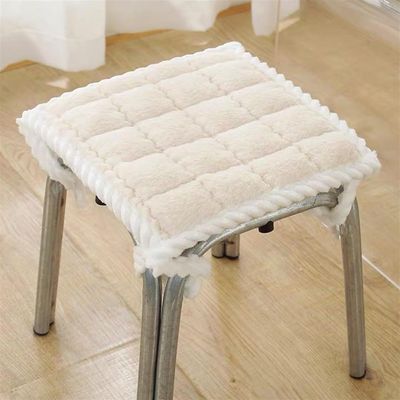 ZYANLING Square Stool Cushion with Ties 12x12/14x14/18x18 Non-Slip Bar Stool Square Thick Seat Cushion Chair Pads Padded Seat Covers Square with Machine Washable Cover (#5, 35 * 35cm/14 * 14in)