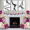 Customized Floral Event Banner - Flower Event Banner - Customize to Say Anything - Baby Shower Banner - Happy Birthday Banner - Customized Word Banner (4 letters) view 4