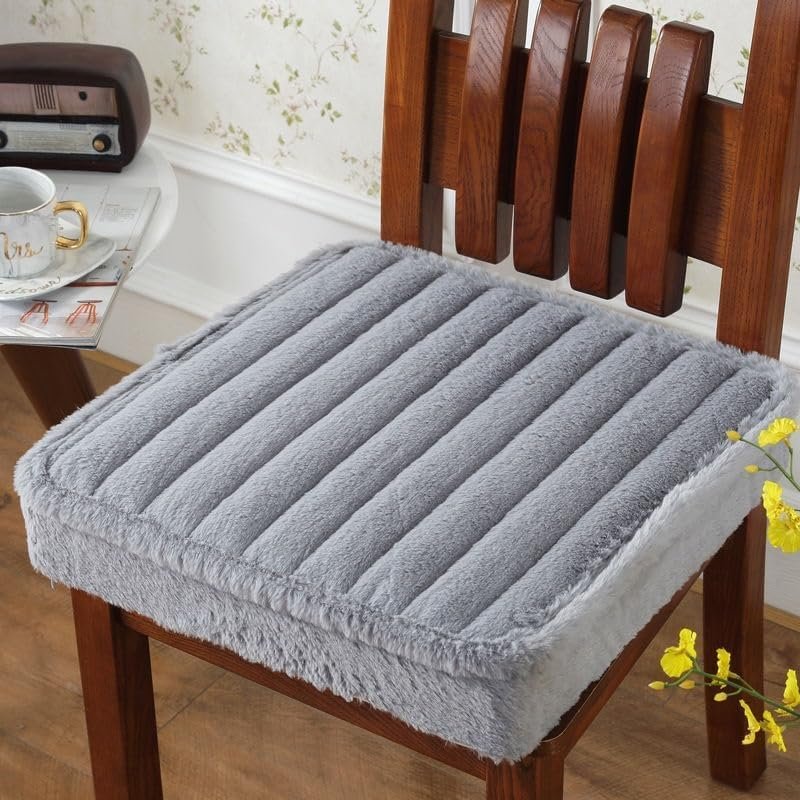 ZYANLING Square Chair Pad 15x15/17x17 Memory Foam Seat Cushions Kitchen Chairs Pads for Dining Chairs Non-Slip Patio Seat Cushions Washable Soft Thick (32#, 17x17*2in)