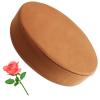 ZYANLING Round Chair Cushion 13/15/17/19inches Thick 2/3in Floor Pillow Thick Floor Seating Comfortable Supportive Quilted Soft Booster Seat Pad for Yoga Meditation Living Room Balcony (A19, 1 view 2