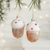 2PCS Christmas Hanging Decorations Creative Plastic Tree Ornaments for Xmas Party Supplies, and Festive Atmosphere view 1