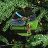 Christmas Ornaments Dragonfly Mode Ceramic Ornament Crafts Hanging Souvenir Round Hanging Pendant Ornaments for Xmas Holiday Party Christmas Tree Decorations 1 Pcs view 4