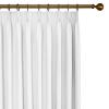 96 inch Long White Linen Curtains Pinch Pleat Light Blocking Curtains for Bedroom Room Darkening Drapes 2 Panels Set with Hooks, 52W x 96L view 2