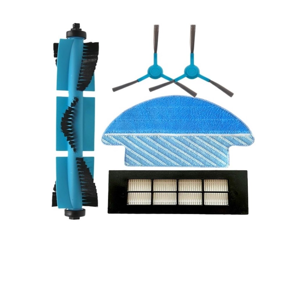 LKJJHGF Main Roller Side Brush Hepa Filter Mop Cloth Rag ReplacementVacuum Cleaner Spare PartsCompatible for Cecotec Compatible for Conga 3090(3)