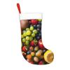 AOLXDE Variety Fresh Vegetables Fruits Holiday Theme Christmas Stockings-Festive Cozy Christmas Fireplace Tree Hang Decoration view 2