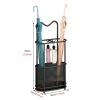 saditesdk Modern Umbrella Holder, Large Capacity Space Saving Umbrellas Rack Stand with Drip Tray & 4 Non-Slip Mats,Standing Stable Umbrella Organizer, for Homes Offices,Black view 2