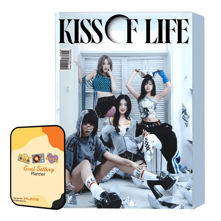 KISS OF LIFE Album - Lose Yourself Magazine ver.+Pre Order Benefits+BolsVos Exclusive K-POP Giveaways Package