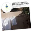 KOMBIUDA Portable Outdoor Clothesline Travel Laundry Line Strong Bearing Capacity for Camping Hiking and Hotel Use Compact and Lightweight Design for and Storage view 2