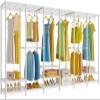 VIPEK V60 Extra Large Clothes Rack Portable Closet Rack Freestanding Wardrobe Heavy Duty Garment Rack Metal Closet for Hanging Clothes, Bedroom Storage Organizer, Max Load 1620lbs, White view 1