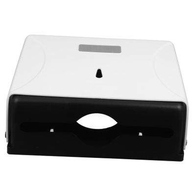 SOLUSTRE Wall-Mounted Paper Towel Dispenser High Capacity Holder for Bathroom Kitchen Office Commercial Spaces Touchless Design White Finish Accommodates Paper Towels