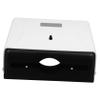 SOLUSTRE Wall-Mounted Paper Towel Dispenser High Capacity Holder for Bathroom Kitchen Office Commercial Spaces Touchless Design White Finish Accommodates Paper Towels view 1