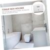 SOLUSTRE Wall-Mounted Paper Towel Dispenser High Capacity Holder for Bathroom Kitchen Office Commercial Spaces Touchless Design White Finish Accommodates Paper Towels view 3