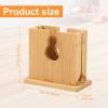 Bagel Slicer Holder Bamboo Bagel Cutter Slicer Smooth Bagel Slicer Multifunctional Bagel Cutter Reusable Bagel Cutting Guide Practical Bagel Slicing Tool for Bagels Toast Bread (1) view 2