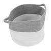 ibasenice Woven Storage Basket Dual Handles Cotton Rope Basket for Home Supplies Organizing Bin view 1