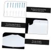 RORPOIR Acrylic Wall Corner Shelf 2 Sets Baffle for Small Items Xmas Decor view 3