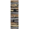Addison Rugs Chantille ACN1665 Black 2'3" x 7'6" Indoor/Outdoor, Machine Washable, Easy Clean, Non Shedding, Bedroom, Living Room, Dining Room, Kitchen, Patio Runner Rug view 3