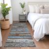 Addison Rugs Chantille ACN1665 Chocolate 2'3" x 7'6" Indoor/Outdoor, Machine Washable, Easy Clean, Non Shedding, Bedroom, Living Room, Dining Room, Kitchen, Patio Runner Rug view 1