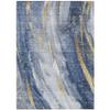 Addison Rugs Chantille ACN1676 Blue 8' x 10' Indoor/Outdoor, Machine Washable, Easy Clean, Non Shedding, Bedroom, Living Room, Dining Room, Kitchen, Patio Rug view 3