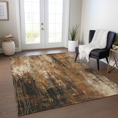 Addison Rugs Chantille ACN1683 Taupe 10' x 14' Indoor/Outdoor, Machine Washable, Easy Clean, Non Shedding, Bedroom, Living Room, Dining Room, Kitchen, Patio Rug