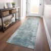 Addison Rugs Chantille ACN1649 Turquoise 2'3" x 7'6" Indoor/Outdoor, Machine Washable, Easy Clean, Non Shedding, Bedroom, Living Room, Dining Room, Kitchen, Patio Runner Rug view 1